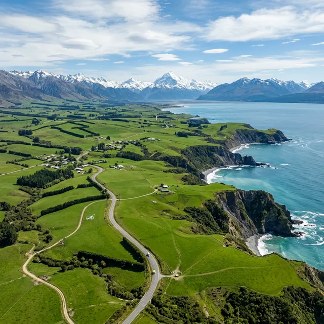 New Zealand landscape representing nationwide telehealth coverage